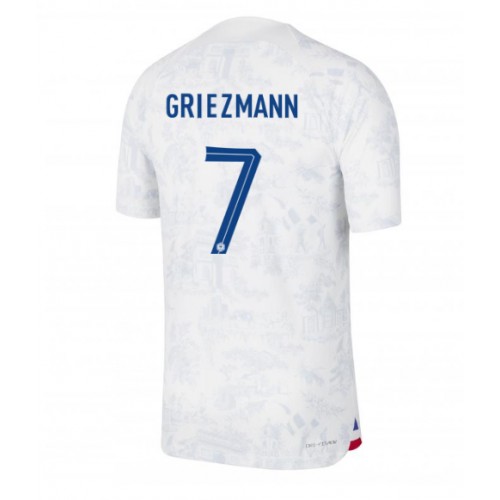 Frankrig Antoine Griezmann #7 Udebanetrøje VM 2022 Kort ærmer